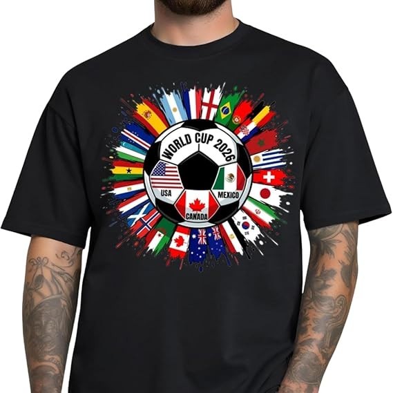 Comfort Color 2026 Soccer Cup Shirt, Soccer World Tournament T-Shirt