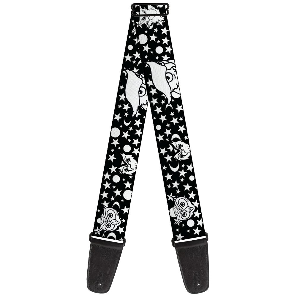 Guitar Strap - Owl Expressions Black/White ACC NEWAnother great item from Rarewaves USA | Free delivery!
