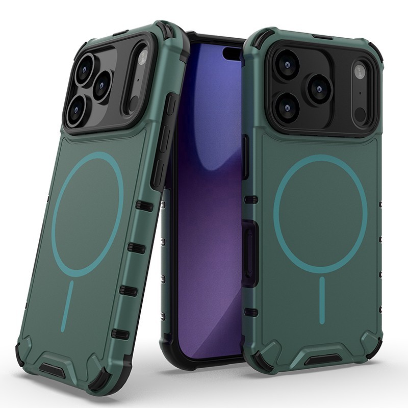 Rugged Case For iPhone 17 Pro Max 16 15 14 13 12 11 Magnetic Shockproof Cover