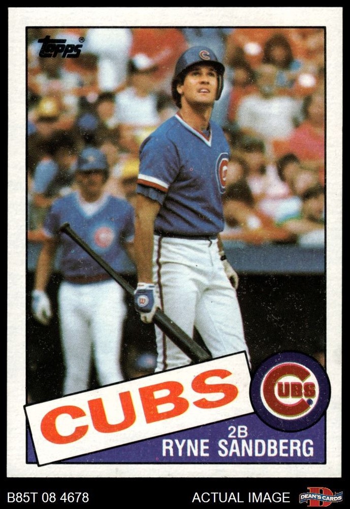 1985 Topps #460 Ryne Sandberg Cubs HOF 8 - NM/MT
