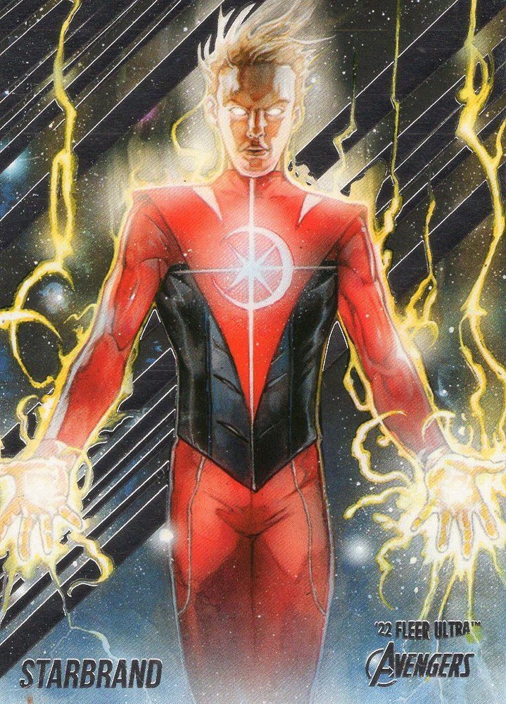 Marvel Fleer Ultra Avengers 2022 Base Card #72 Star Brand