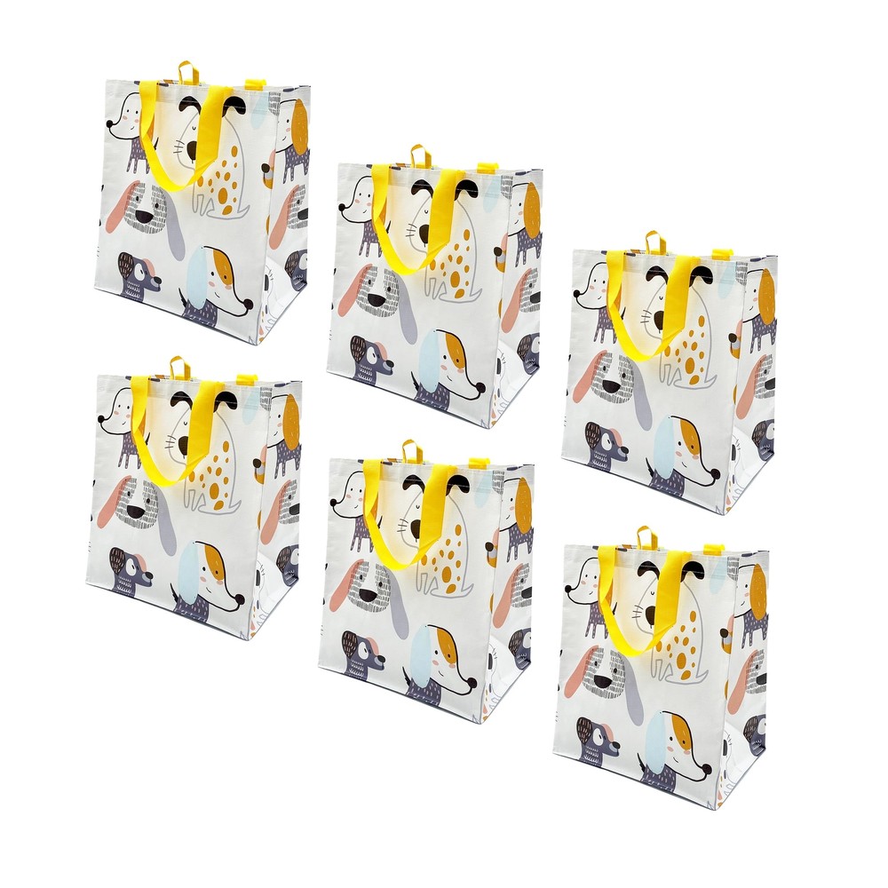 Reusable Grocery Shopping Bags Extremely Durable Multi Use Large Stylish Fun ...