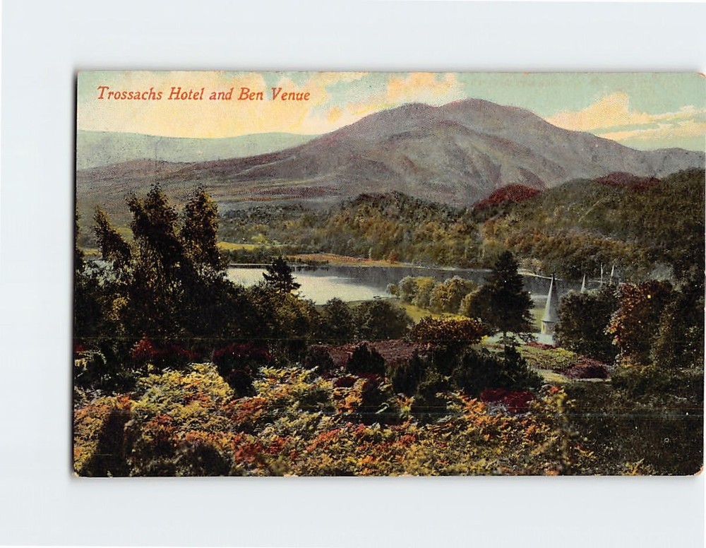 Postcard Trossachs Hotel & Ben Venue Scotland