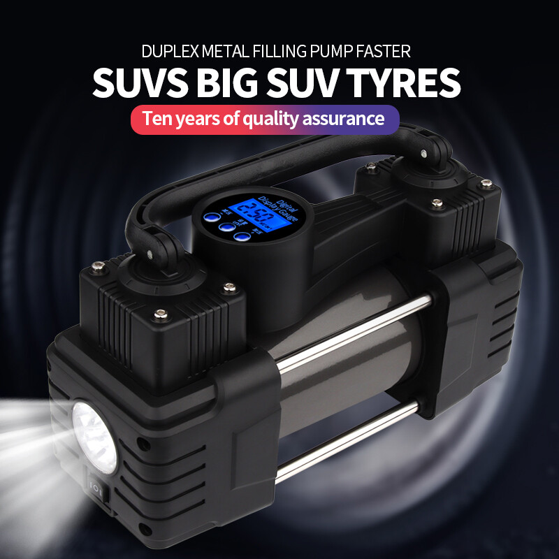 Car Air Tire Pump Inflator Compressor Digital Electric Auto Portable 100PSI 12V