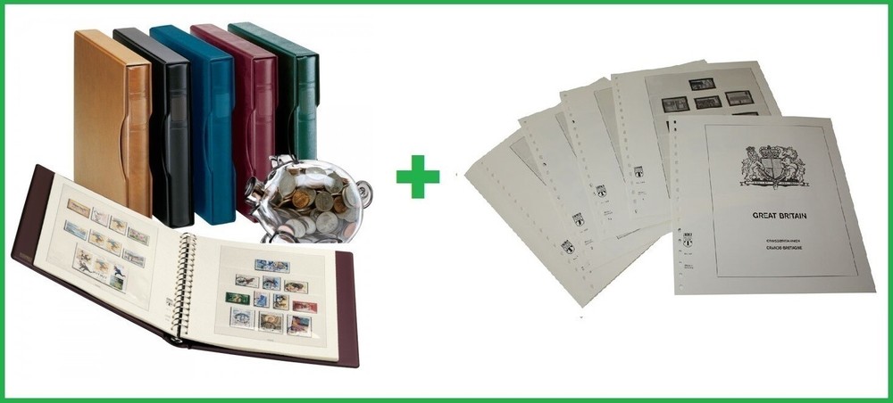 Lindner-146-1124V-United Kingdom Stamp Album 1970-1980