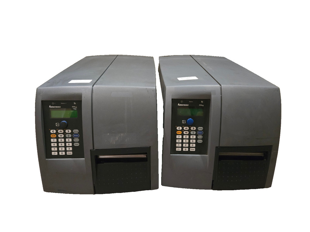 Lot of 2 - Intermec EasyCoder PM4i Label Thermal Printer - read description