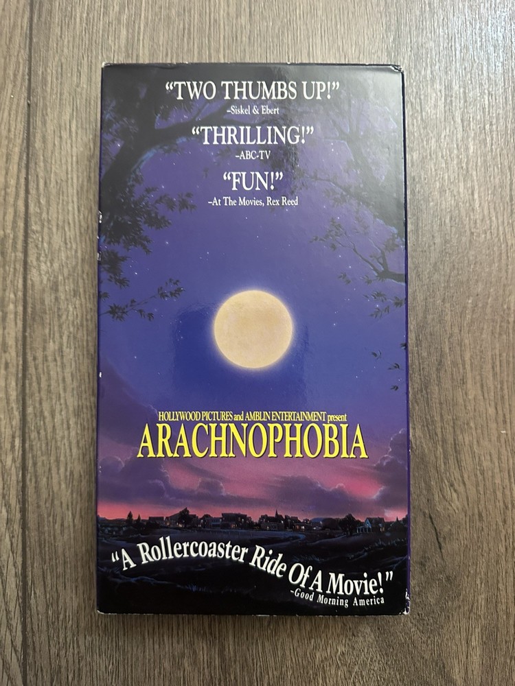 Arachnophobia VHS Sci Fi Horror Julian Sands John Goodman Spider Jeff Daniels