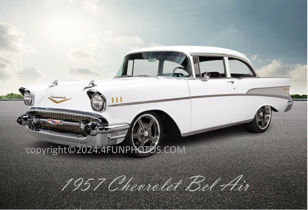 1957 Chevrolet Bel Air Chevy Muscle Car 13