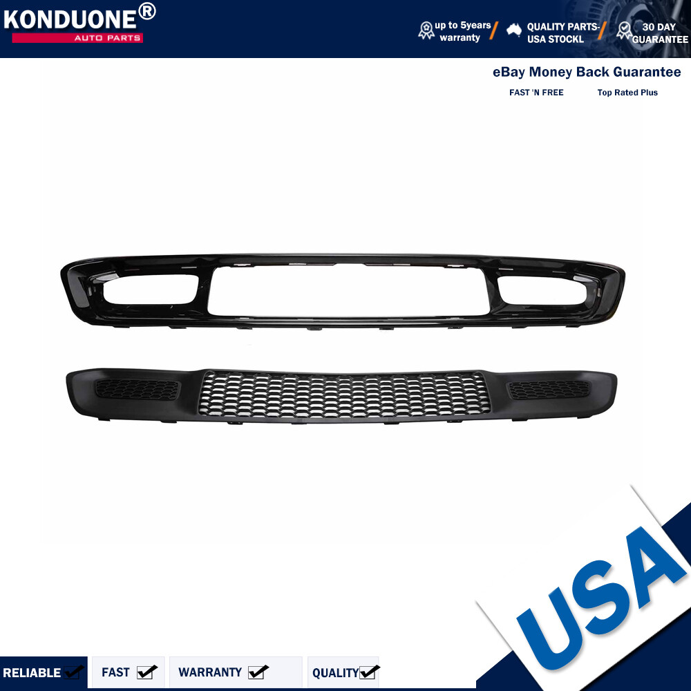 Fits For Jeep Grand Cherokee 2017-2022 Front Lower Grille & Bumper Grill Bezel