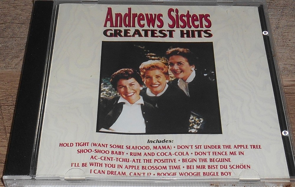 Greatest Hits by Andrews Sisters (CD, 1990) LIKE NEW