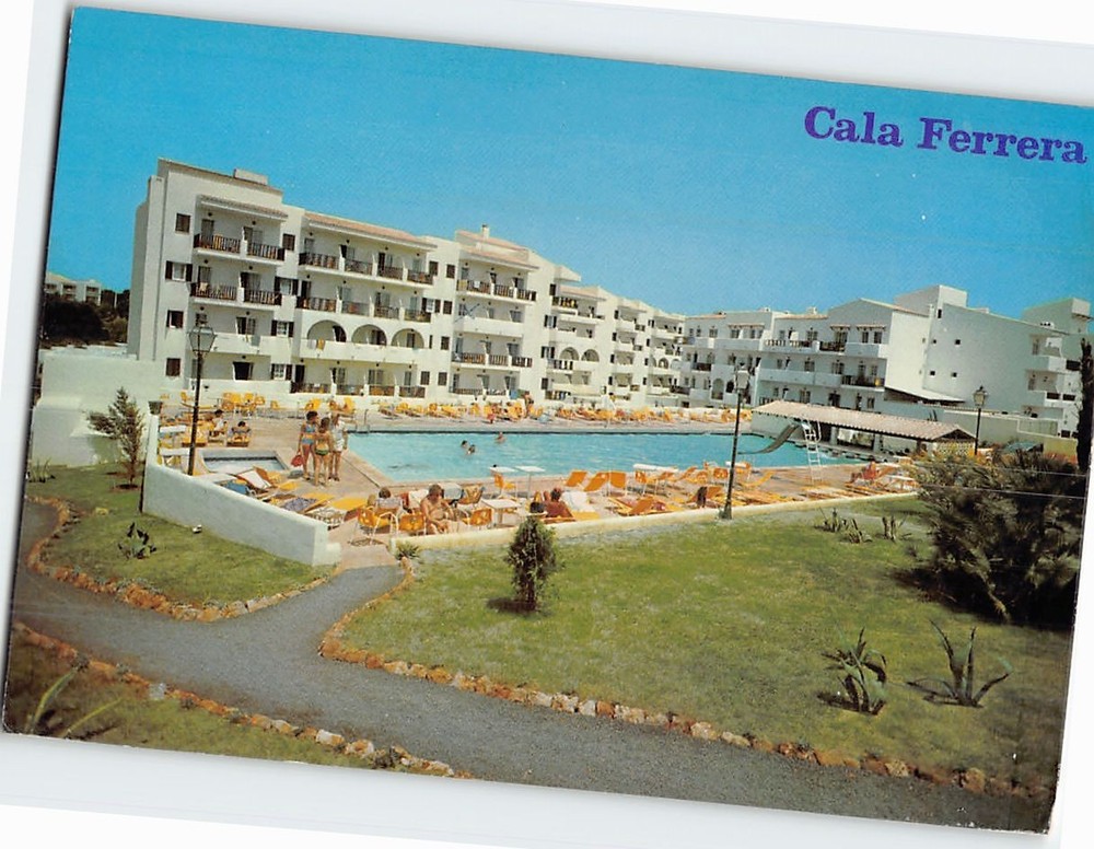 Postcard Hotel Ponent Playa Cala Ferrera Mallorca Spain