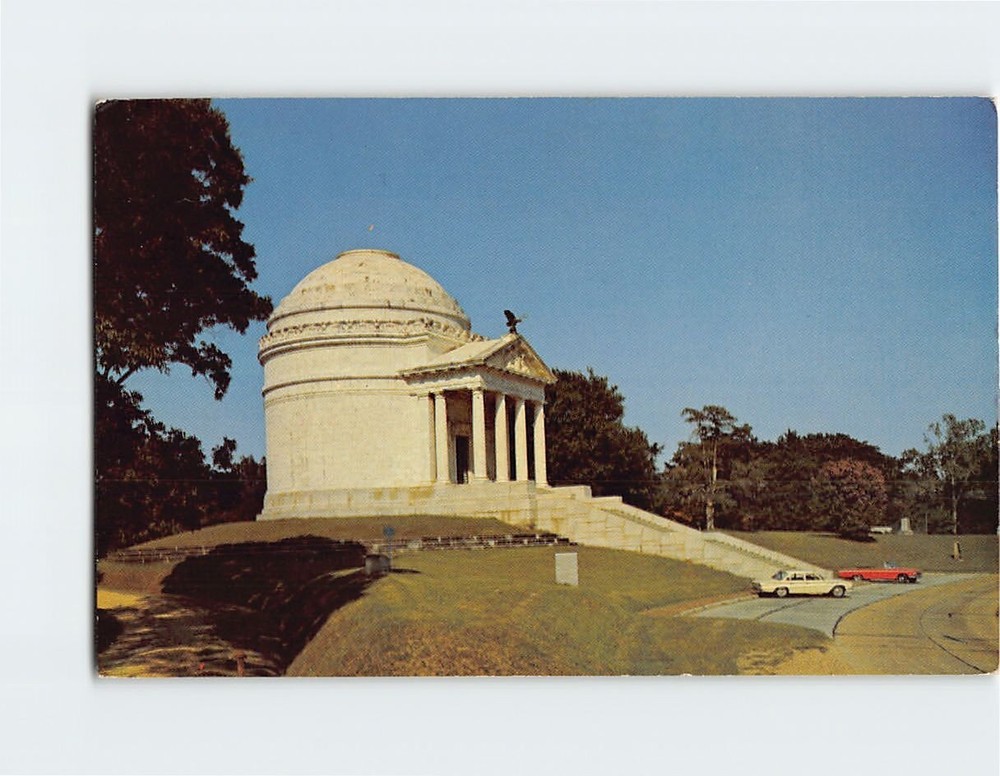 Postcard The Illinois Memorial Vicksburg National Military Park Mississippi USA