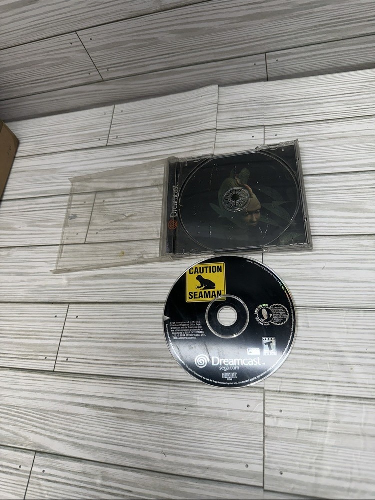 Caution Seaman (Sega Dreamcast - 2000) Game Only No Mic