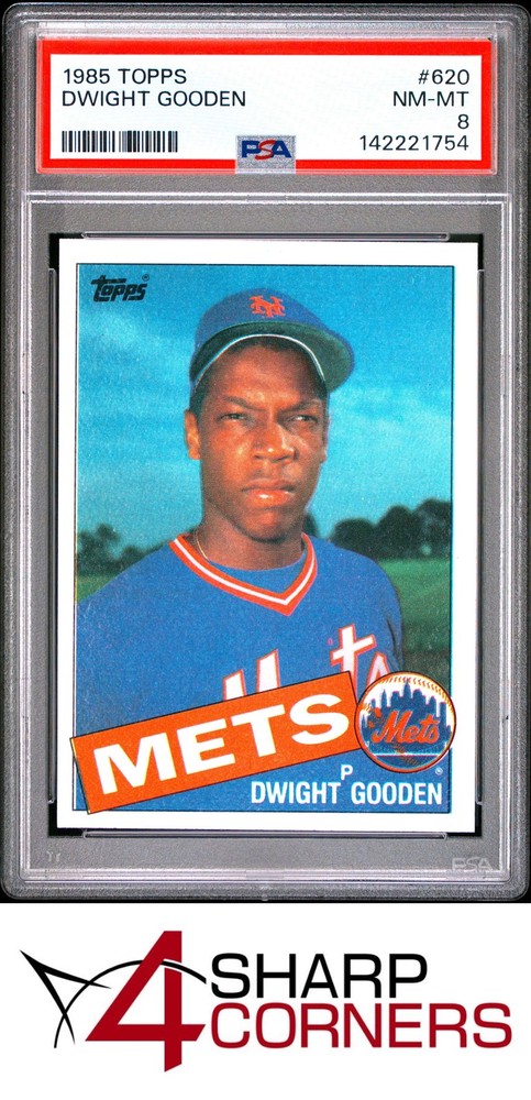 1985 Topps #620 Dwight Doc Gooden Rc Mets Psa 8Get unbeatable industry-low consignment rates at 4SC!