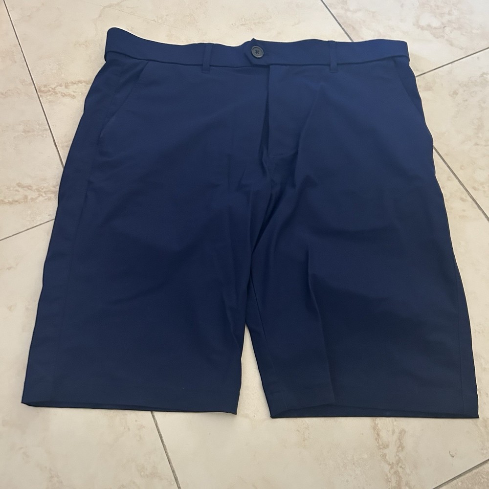 Greyson Shorts Mens 33 Montauk Performance Stretch Golf Chino Blue