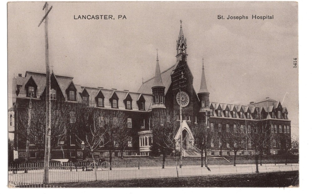 St Joseph's Hospital in Lancaster PA 1907