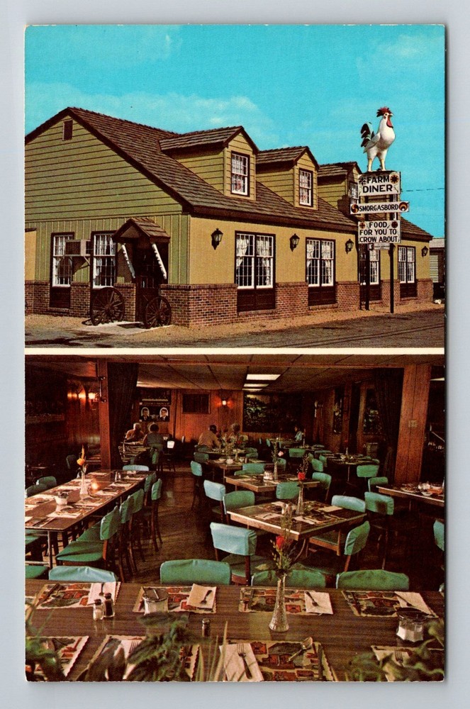Elizabethtown, PA-Pennsylvania, Lancaster County Farm Diner Vintage Postcard