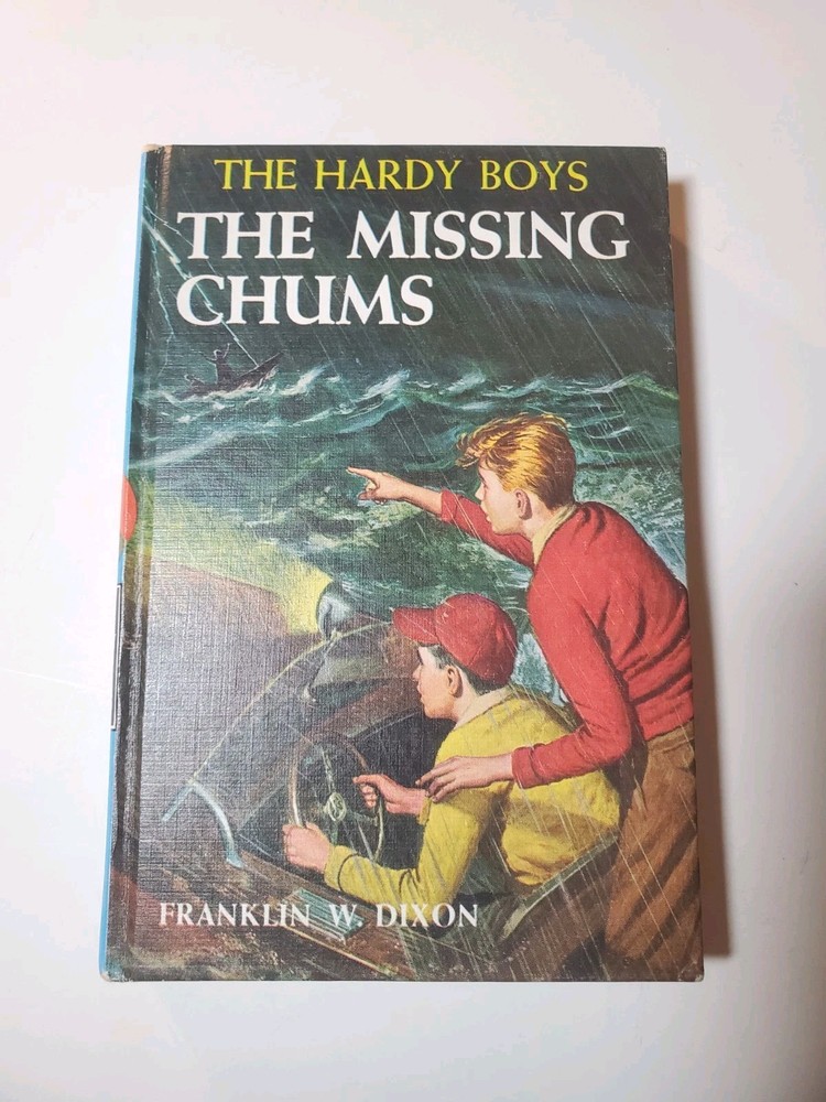 The Hardy Boys #4 The Missing Chums 1962 Grosset & Dunlap Edition SEE PICS