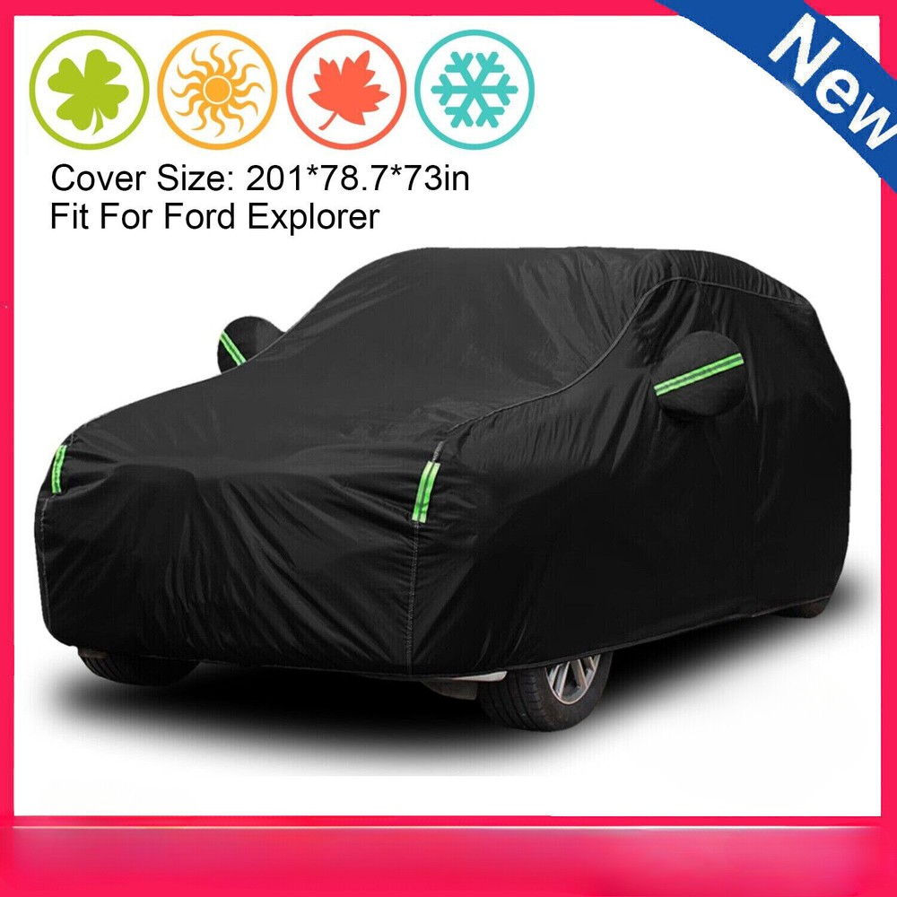 For Ford Explorer Full Car Cover Outdoor Waterproof Dust All Weather Protection