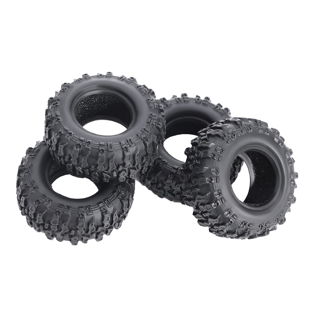 4PCS Tires Rubber Wheel Tires For AXIAL 1/30 SCX30 RC Crawler Car Parts