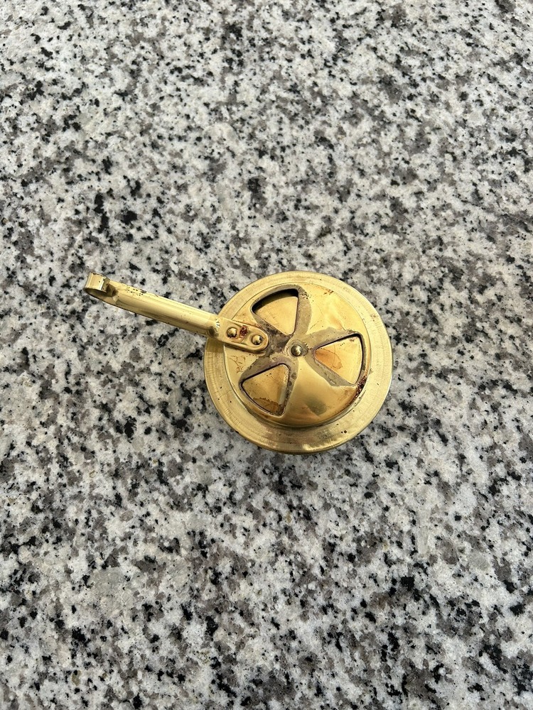 Retro Small Brass Chafing Dish Warmer 6.5in