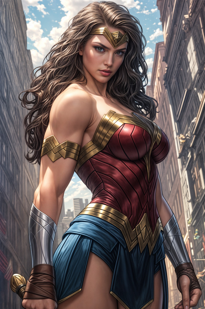 WONDER WOMAN 13 Fine Art Print 13x19 Limited Edition 1/30 DC Justice League