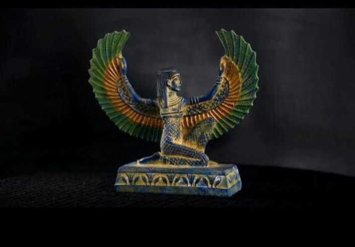 Ancient Egyptian Antiques Isis Statue Goddess of Love & Magic Figure BC
