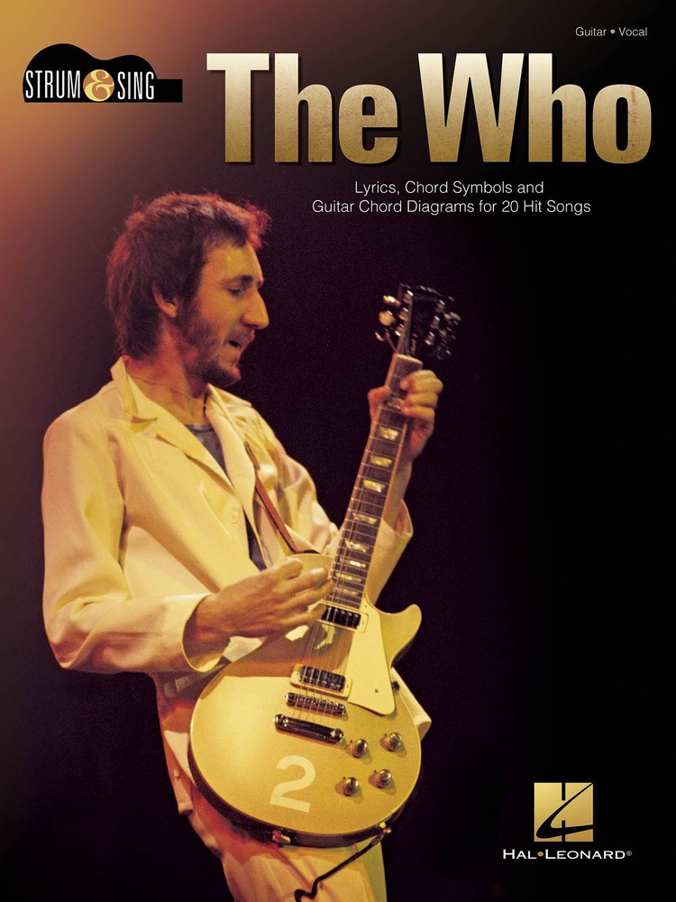 The Who Strum & Sing for Easy Guitar Just the Chords & Lyrics 20 Song Music Book