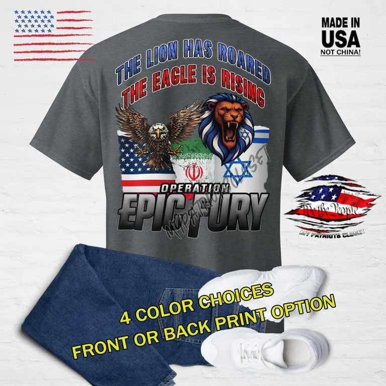OPERATION EPIC FURY T-shirt, Pro-Israel 