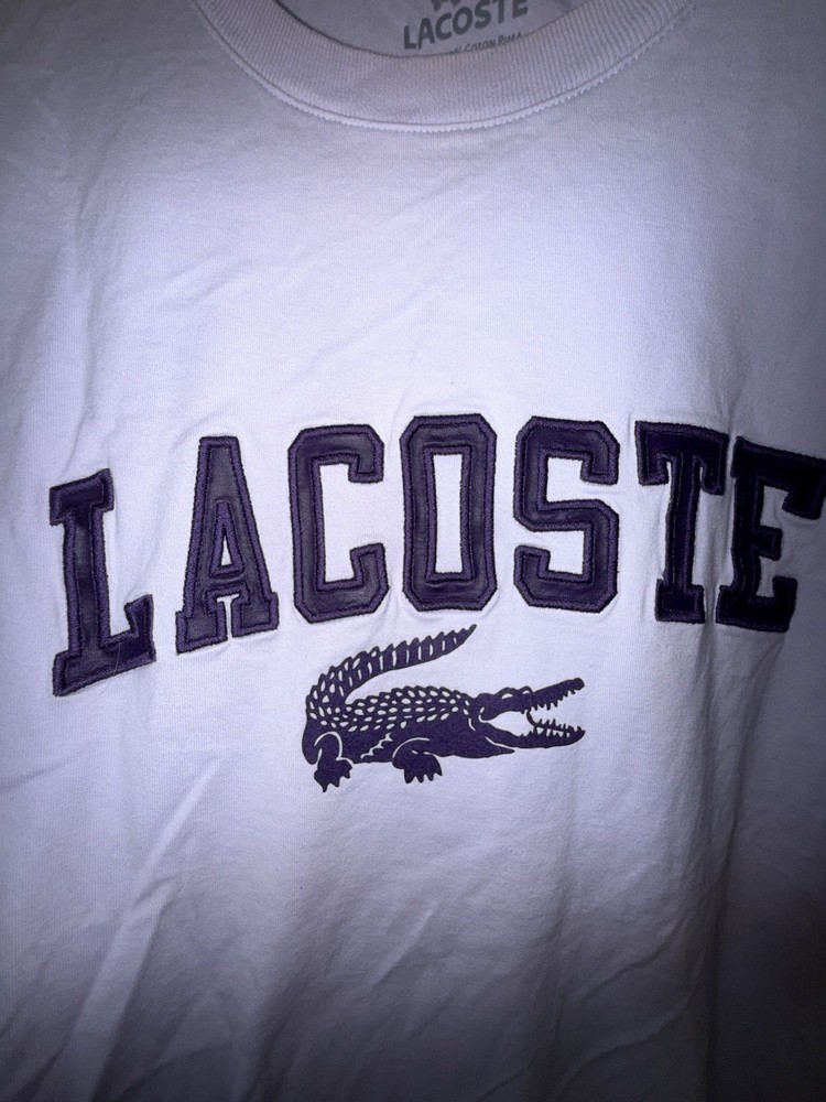 Lacoste Light Violet Men T-shirt. Size 6/XL. Great Condition, Free Shipping.