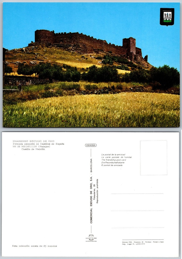 Continental Castillo de Montalbán Postcard