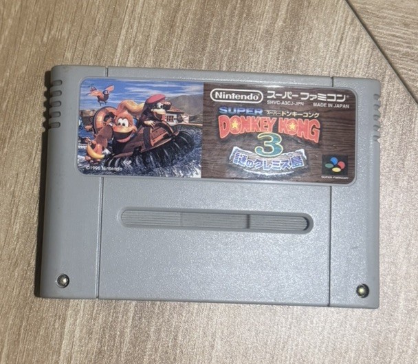 Snes Donkey Kong Country 3 Super Famicom