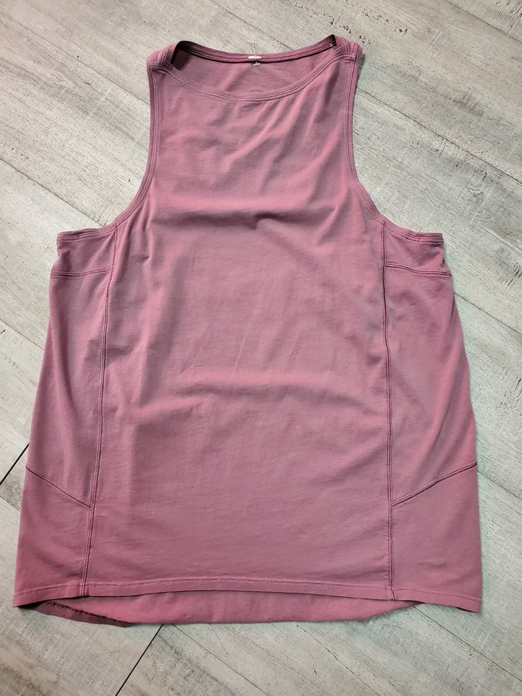 Lululemon Women’s Sculpt Tank, Size 8, Sleeveless open back mesh, Pink, Gym
