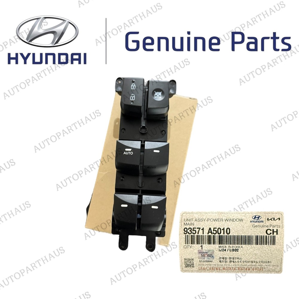 OEM 13 - 17 HYUNDAI ELANTRA GT DRIVER MASTER POWER WINDOW SWITCH NEW 93571-A5010