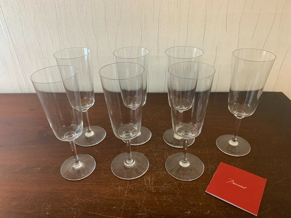 19 Red Wine Glasses Model Ribérac Crystal From Baccarat (Price Per Unit)