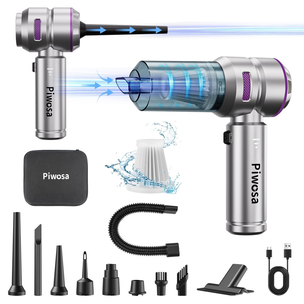 Handheld Vacuum Cordless, Car Vacuum Cleaner with Brushless Motor, Strong Suc...