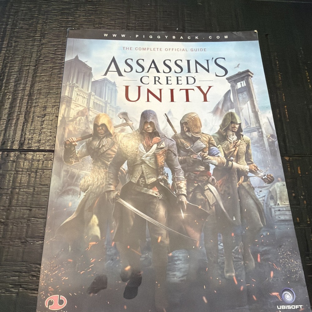 Assassins Creed Unity Guide w/ poster  Piggyback Complete Official Game Book