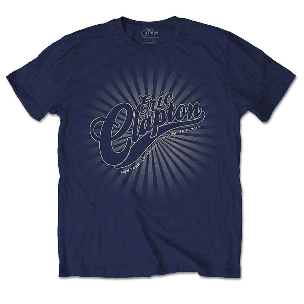 Eric Clapton Logo Rays Graphic T-Shirt for Fans
