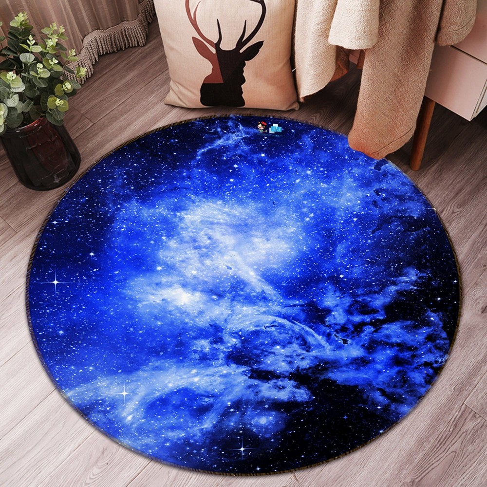 3D Purple Starry NAO5943 Game Rug Mat Elegant Photo Carpet Mat Fay