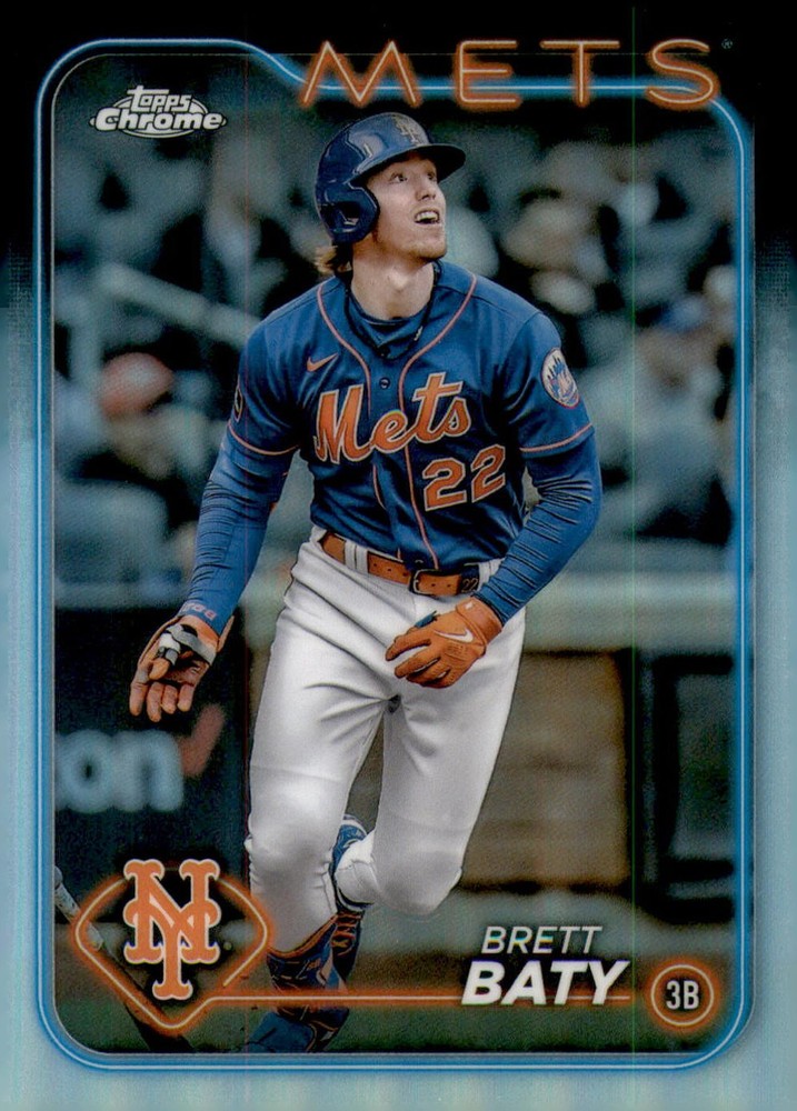 2024 Topps Chrome #17 Brett Baty Refractors