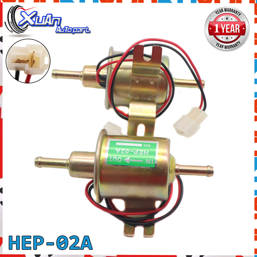 Inline Fuel Pump 12v Electric Transfer Low Pressure Gas Diesel Fuel Pump HEP-02A