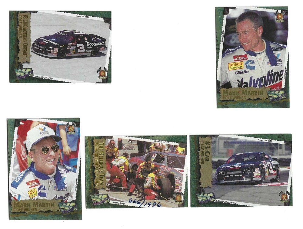 1997 SB Motorsports WINSTON CUP REWIND #WC2 Dale Earnhardt's Car ONE CARD ONLY!