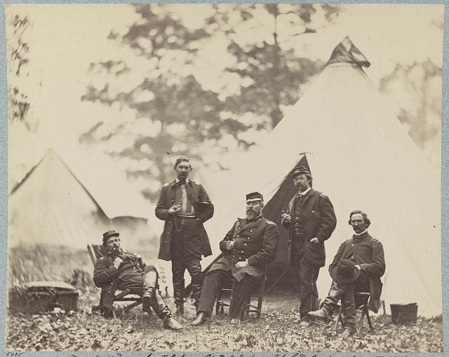 Photo:Group at Headquarters Army of Potomac, Warrenton, Va., November 1862