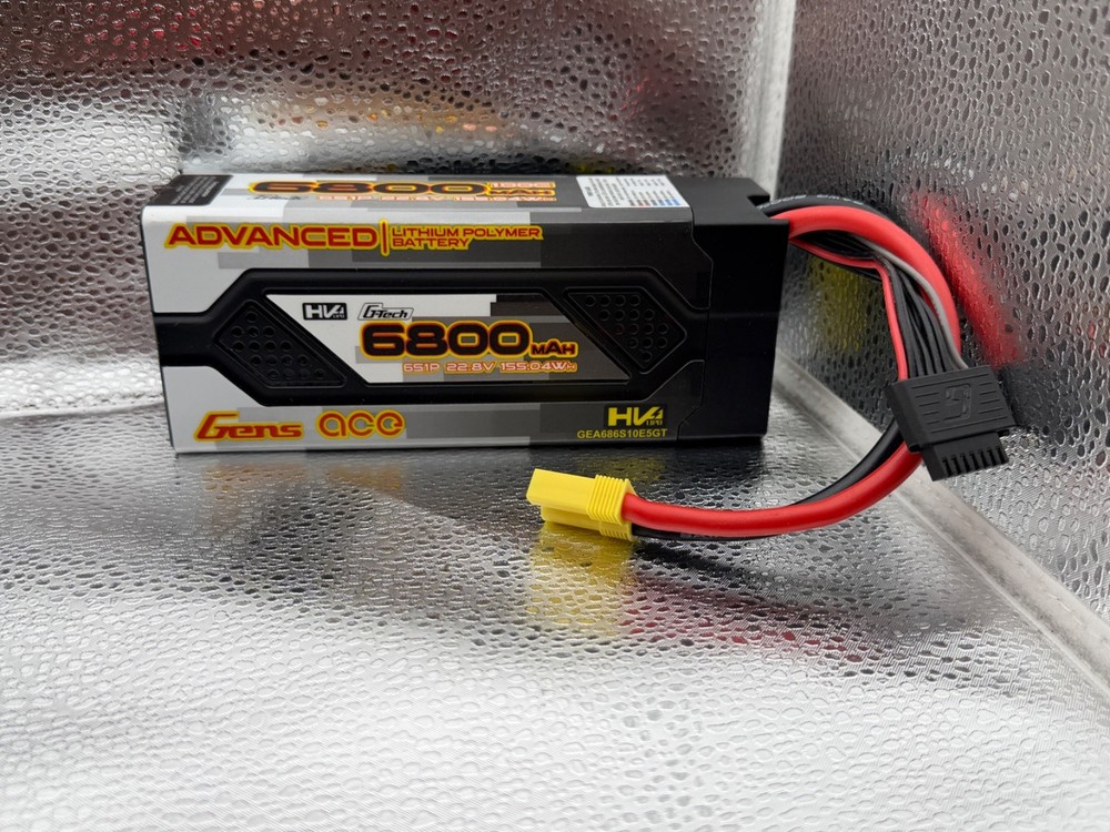 GENS ACE ADVANCED G-TECH 6800mAh 6S 100C 22.8V EC5 HARDCASE LIPO BATTERY-image