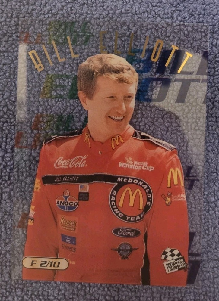 1996 Press Pass - Focused Bill Elliott #F 2