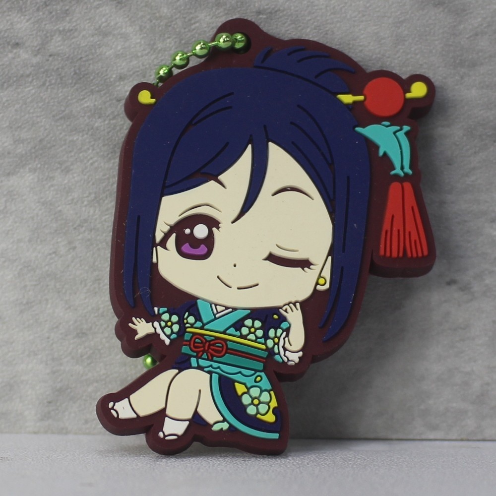 Bandai Love Live! Sunshine!! Kanan Matsuura  Rubber Mascot Figure Keychain