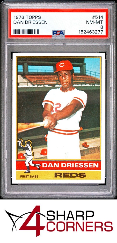 1976 Topps #514 Dan Driessen Reds Psa 84SC: The hobby’s top consignment resource on eBay!