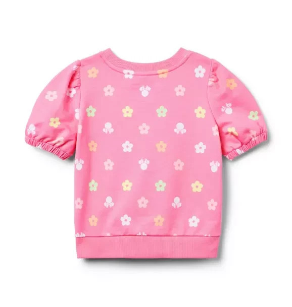 Disney x Janie and Jack Pink Floral Minnie Top – Girls