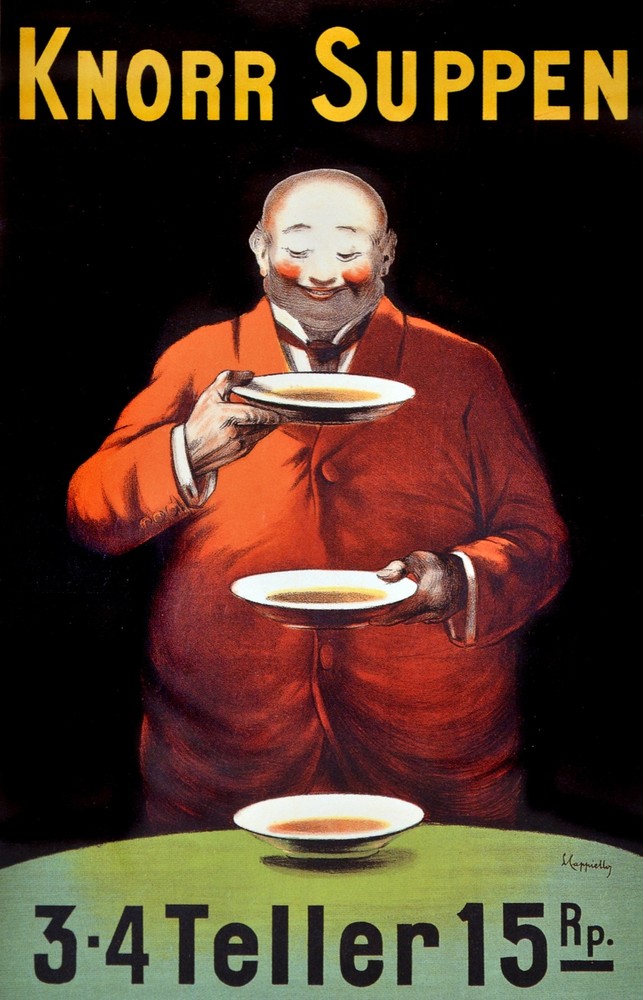 Knorr Suppen Advertisement Decor Poster. Graphic Art Design. Home Design. 3812