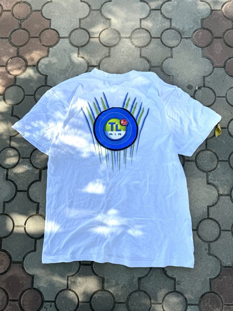 90s Retro Nike TL Swoosh Air Tee Shirt Big Logo Men’s size L